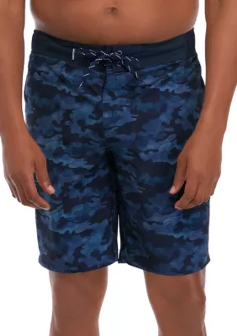 Big & Tall Printed Board Shorts