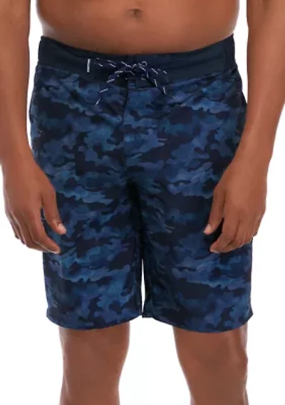 Big & Tall Printed Board Shorts