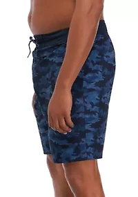 Big & Tall Printed Board Shorts