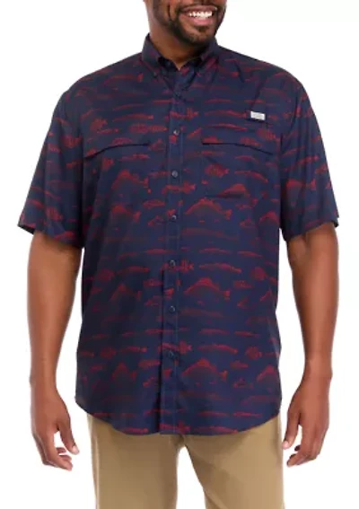 Big & Tall Printed Fishing Shirt