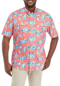 Big & Tall Printed Fishing Shirt