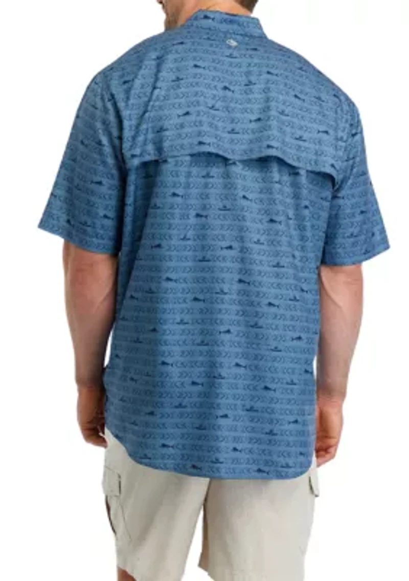 Big & Tall Printed Fishing Shirt