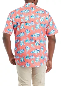 Big & Tall Printed Fishing Shirt