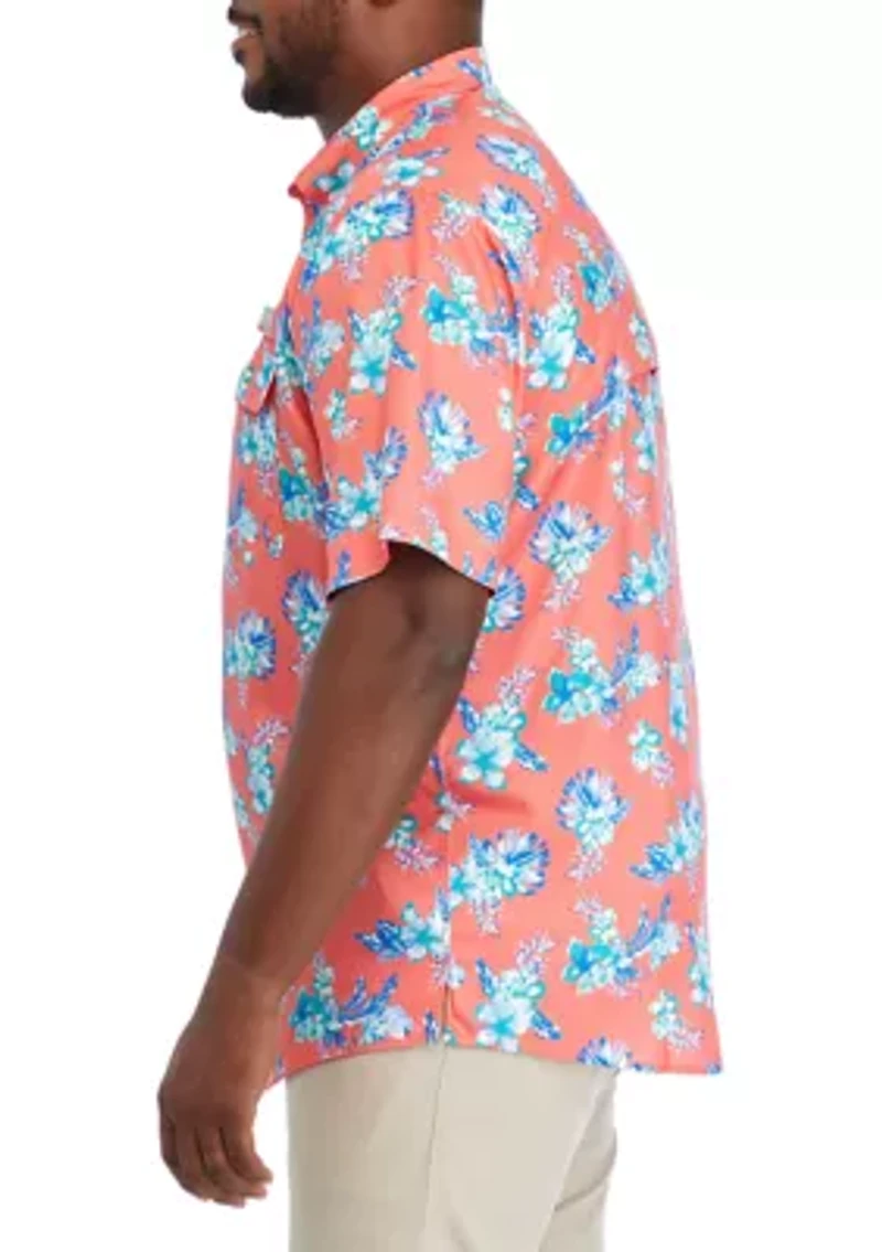 Big & Tall Printed Fishing Shirt
