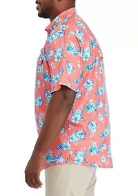 Big & Tall Printed Fishing Shirt