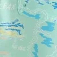 Big & Tall Short Sleeve Printed Fishing Shirt