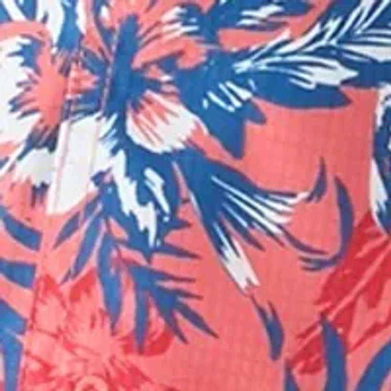 Big & Tall Short Sleeve Printed Fishing Shirt