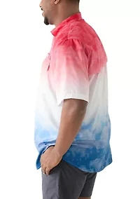 Big & Tall Printed Fishing Shirt