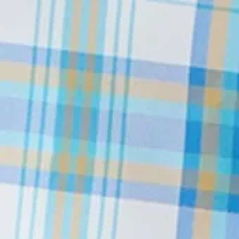 Big & Tall Short Sleeve Yarn Dyed Fishing Shirt