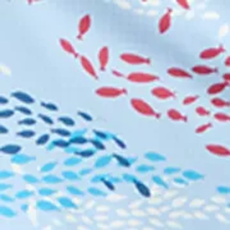 Big & Tall Short Sleeve Printed Fishing Shirt