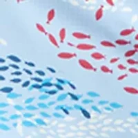 Big & Tall Short Sleeve Printed Fishing Shirt