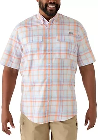 Big & Tall Short Sleeve Fishing Shirt