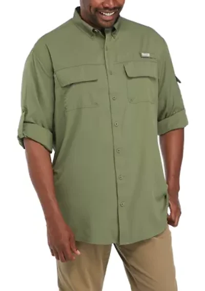 Big & Tall Long Sleeve Fishing Shirt
