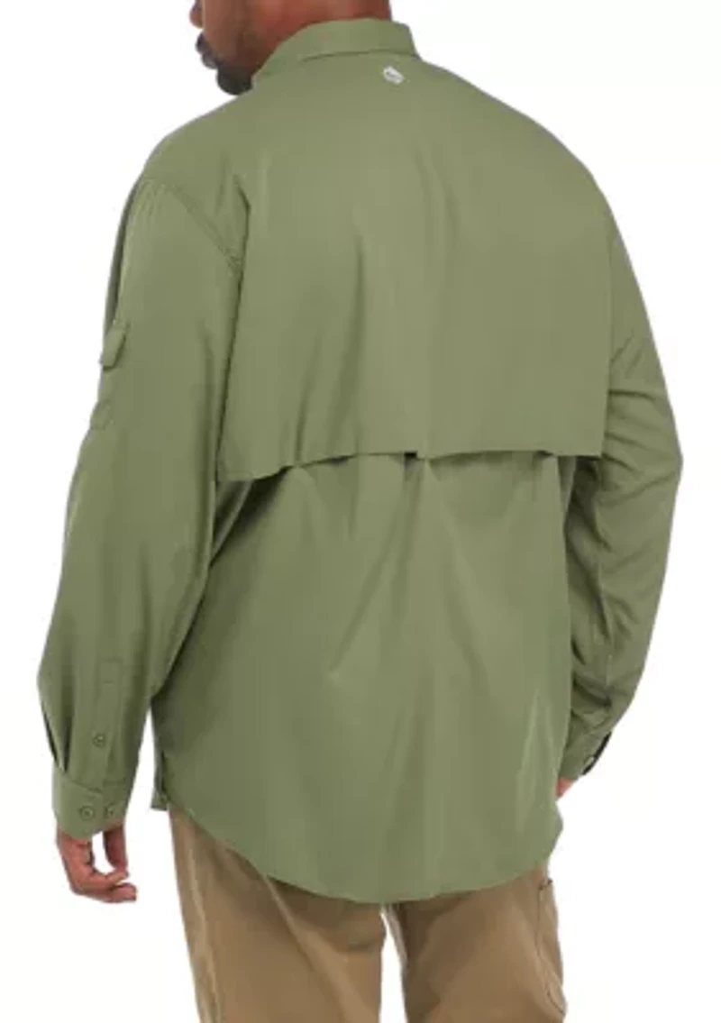Big & Tall Long Sleeve Fishing Shirt