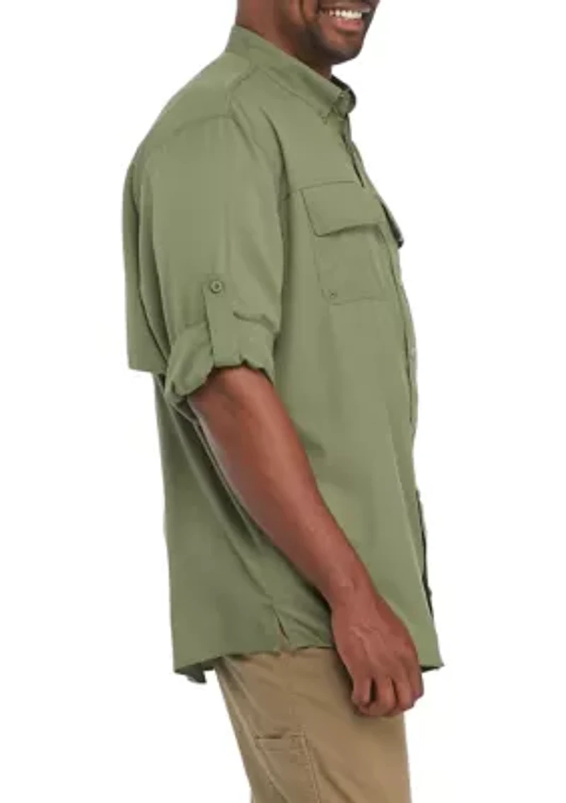 Big & Tall Long Sleeve Fishing Shirt