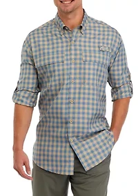 Long Sleeve Yarn Dyed Fishing Shirt
