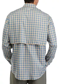 Long Sleeve Yarn Dyed Fishing Shirt