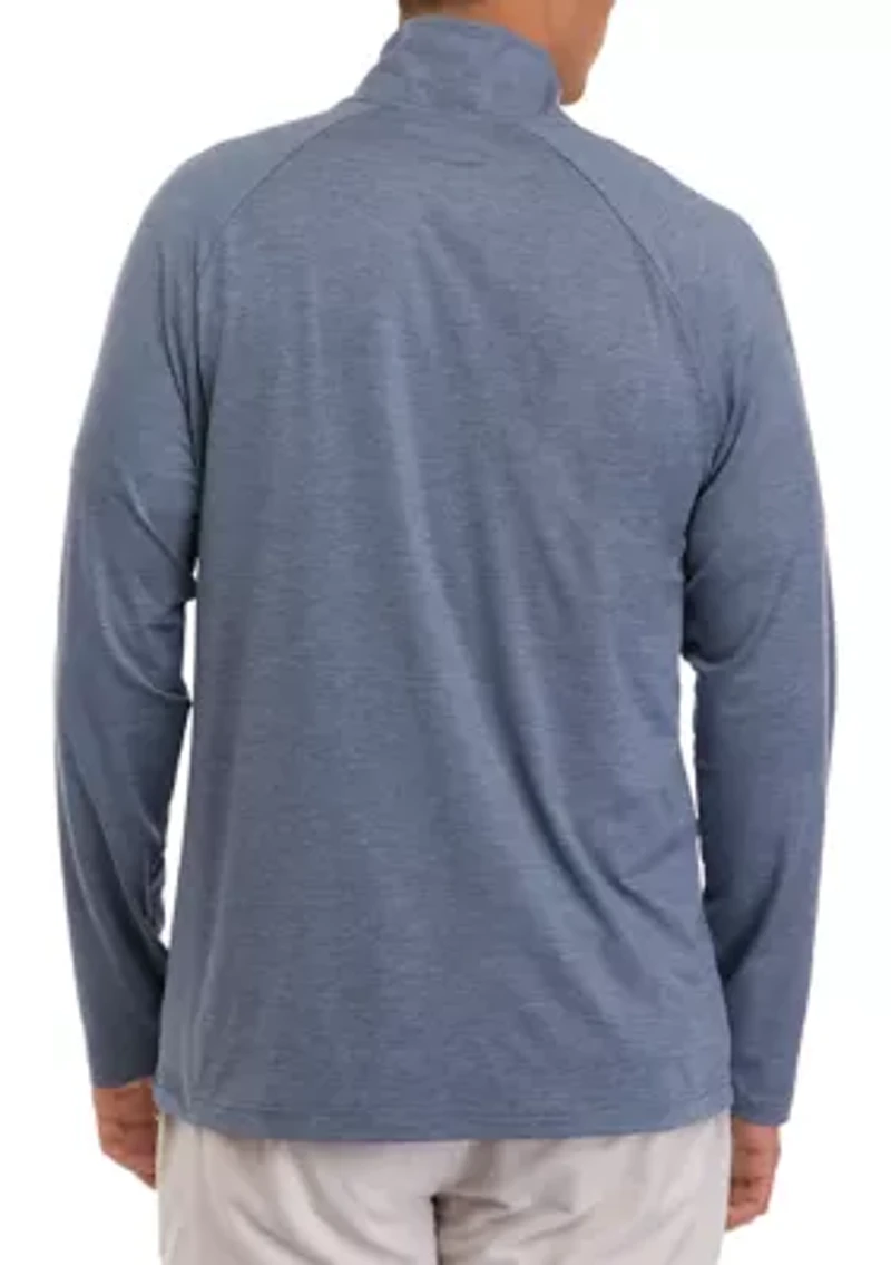 Long Sleeve Solid Performance 1/4 Zip Shirt