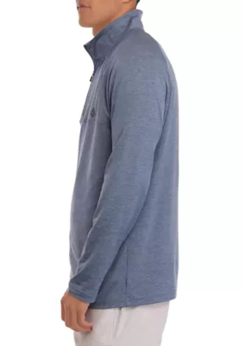 Long Sleeve Solid Performance 1/4 Zip Shirt