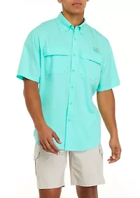 Short Sleeve Solid Fishing Shirt