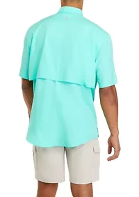 Short Sleeve Solid Fishing Shirt
