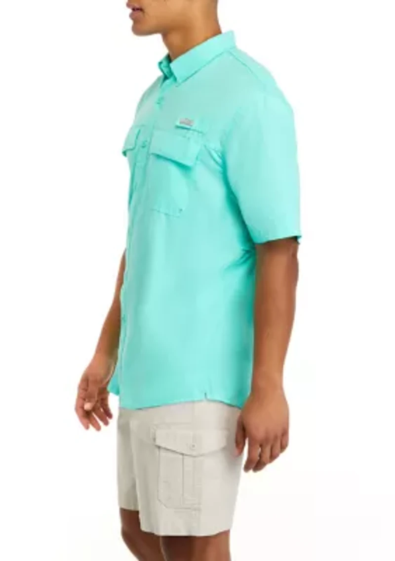 Short Sleeve Solid Fishing Shirt