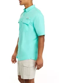 Short Sleeve Solid Fishing Shirt