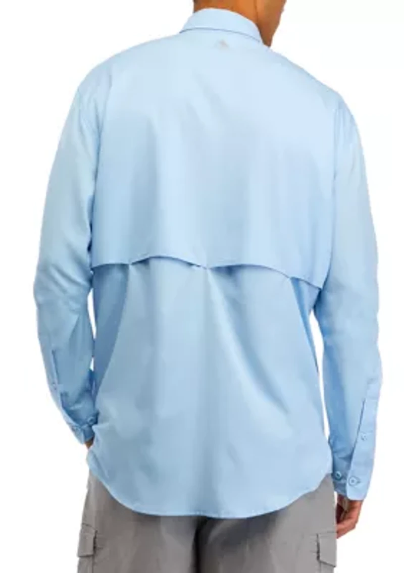 Long Sleeve Solid Fishing Shirt