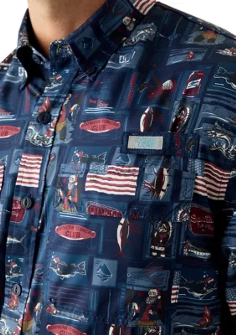 Short Sleeve Printed Fishing Shirt