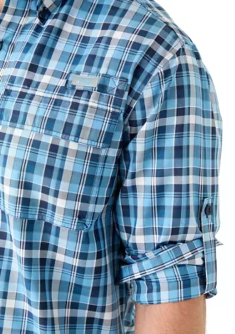 Long Sleeve Yarn Dyed Fishing Shirt