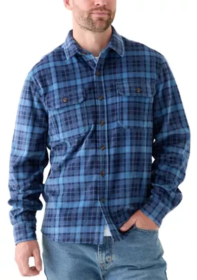 Polar Plaid Printed Shirt Jacket