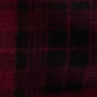 Polar Plaid Printed Shirt Jacket