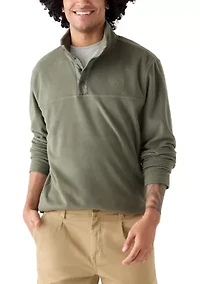 Men's Polar Fleece Quarter Snap Pullover
