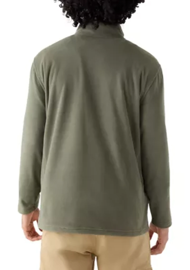 Men's Polar Fleece Quarter Snap Pullover