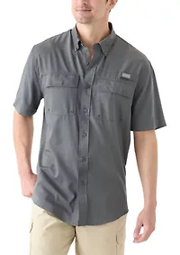 Short Sleeve Solid Fishing Shirt