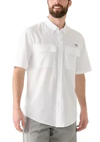 Short Sleeve Solid Fishing Shirt