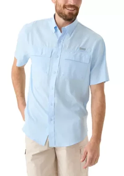Short Sleeve Solid Fishing Shirt