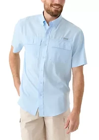 Short Sleeve Solid Fishing Shirt