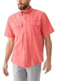 Short Sleeve Solid Fishing Shirt