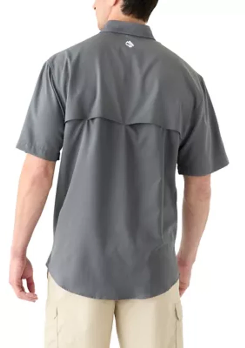 Short Sleeve Solid Fishing Shirt