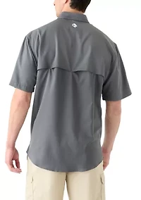 Short Sleeve Solid Fishing Shirt