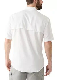 Short Sleeve Solid Fishing Shirt