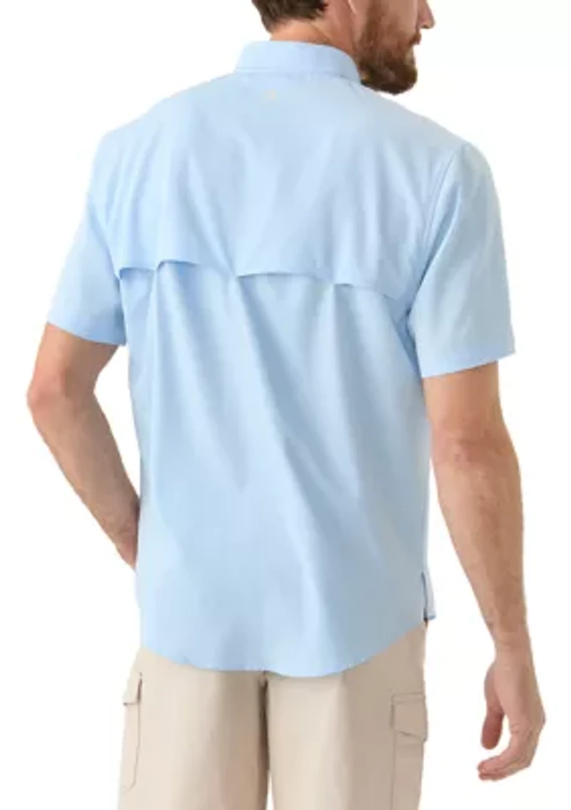 Short Sleeve Solid Fishing Shirt