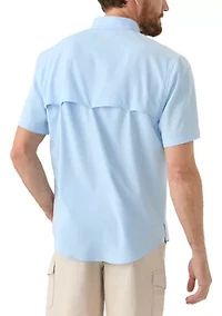 Short Sleeve Solid Fishing Shirt