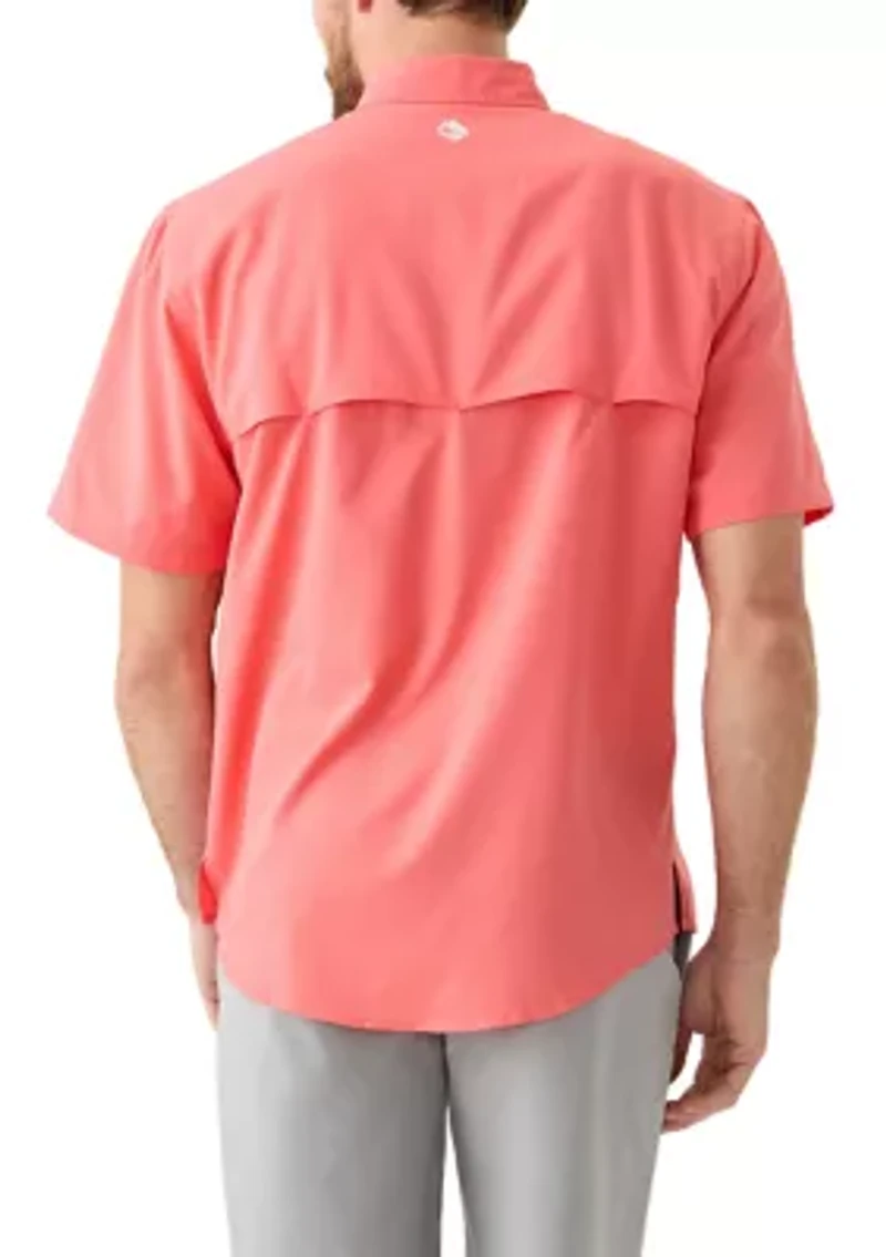Short Sleeve Solid Fishing Shirt