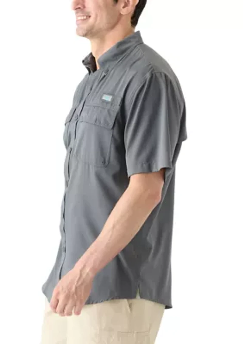 Short Sleeve Solid Fishing Shirt