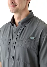 Short Sleeve Solid Fishing Shirt