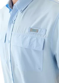 Short Sleeve Solid Fishing Shirt