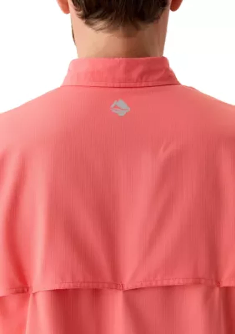 Short Sleeve Solid Fishing Shirt