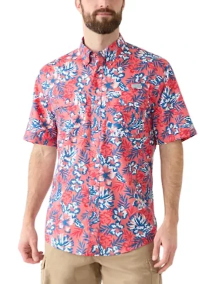 Short Sleeve Printed Fishing Shirt